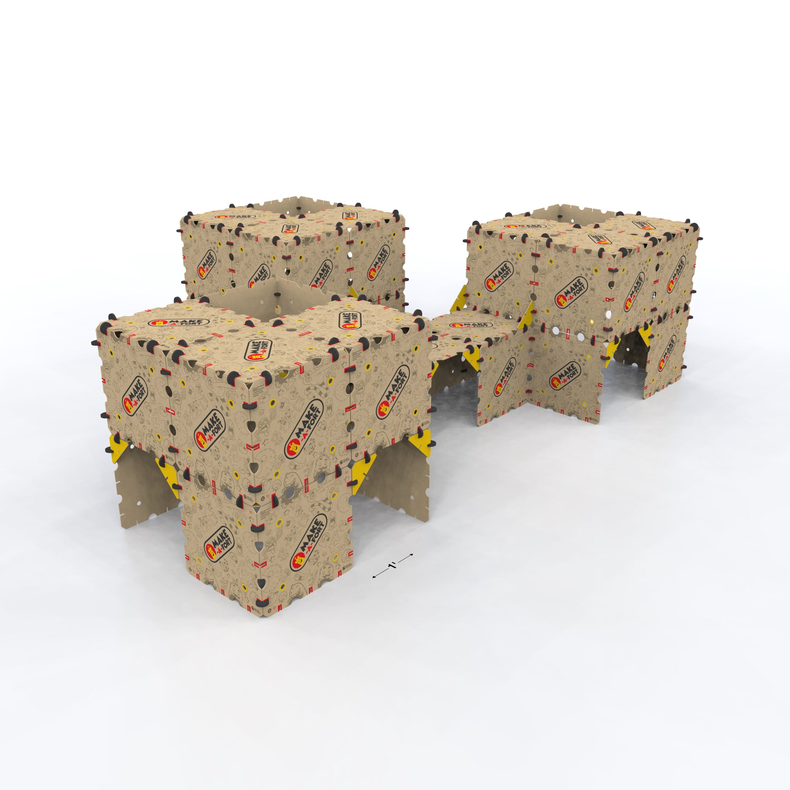 Build the Mansion Fort X3 MakeAFort